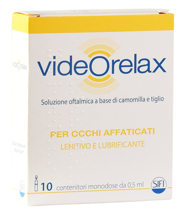Video Relax 0,5ml per occhi affaticati 10 contenitori monodose