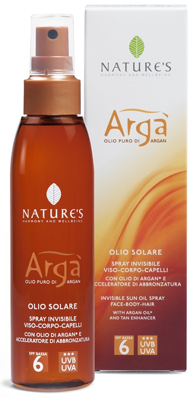 ARGA' OLIO SOLARE SPRAY INVISIBILE SPF 6 150 ML