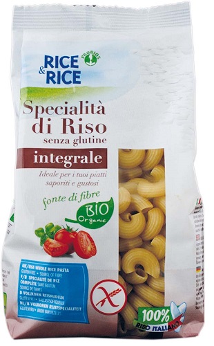 Rice&Rice Chifferi Pasta di Riso Integrale Biologico Senza Glutine