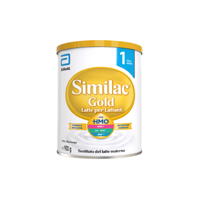 Similac Gold 1 Latte per Lattanti Latte in Polvere per Neonati dalla nascita ai 6 mesi 900g 
