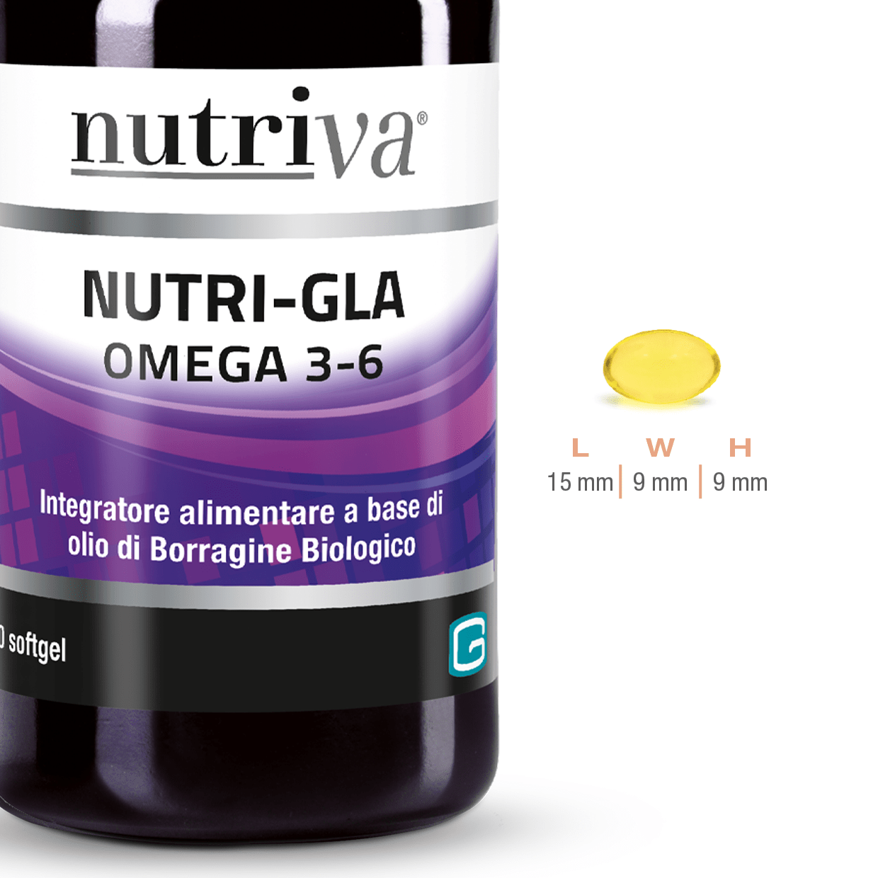 Nutriva Nutri-gla Integratore Omega 3-6 60 Capsule