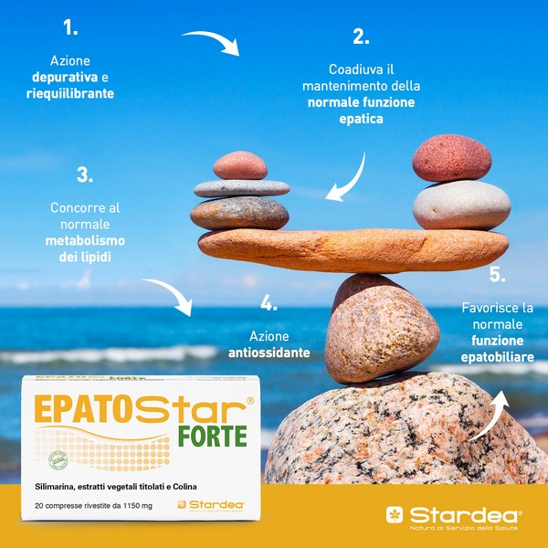 Epatostar Forte Integratore Funzione Epatica 20 Compresse