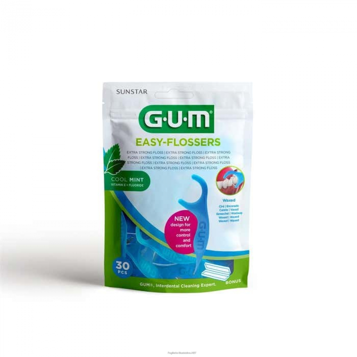 GUM EASY FLOSSERS FORCELLA 30PZ