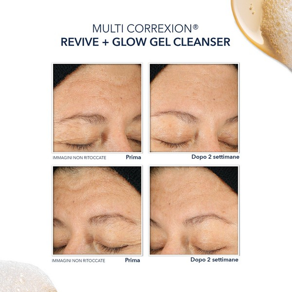 Roc Multi Correxion Revive + Glow Gel Detergente - Detergente viso idratante ed illuminante - 177 ml