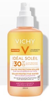 Vichy Idéal Soleil Acqua Solare SPF 30 - Antiossidante per viso e corpo - 200 ml