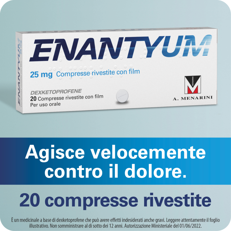 Enantyum - 20 Compresse Rivestite - 25 mg