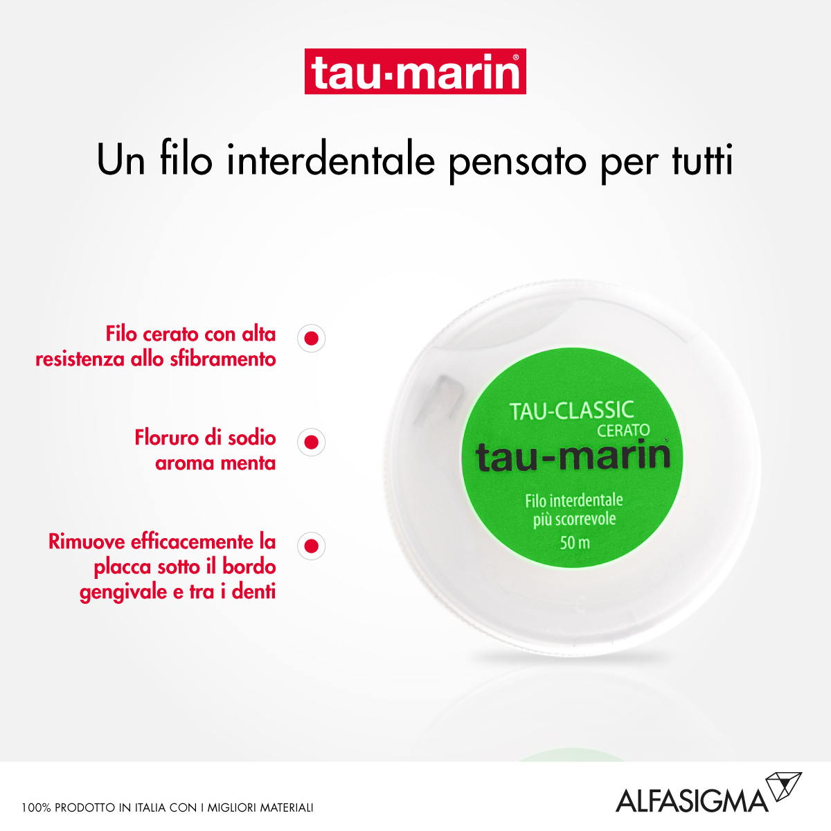 Tau-Marin Filo Interdentale Cerato 50 m
