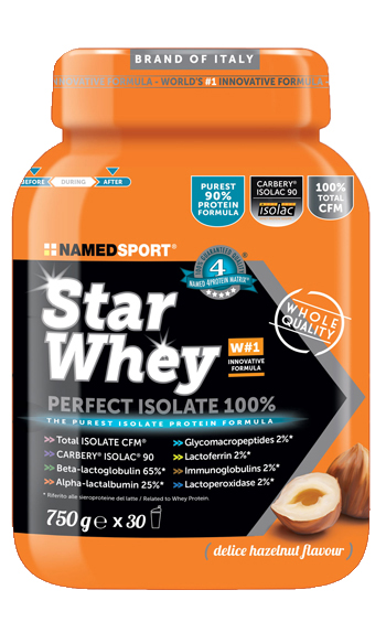 NAMEDSP.STAR WHEY HAZELNUT 750G