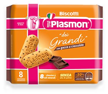 Plasmon Biscotti dei Grandi con gocce di Cioccolato 270 g