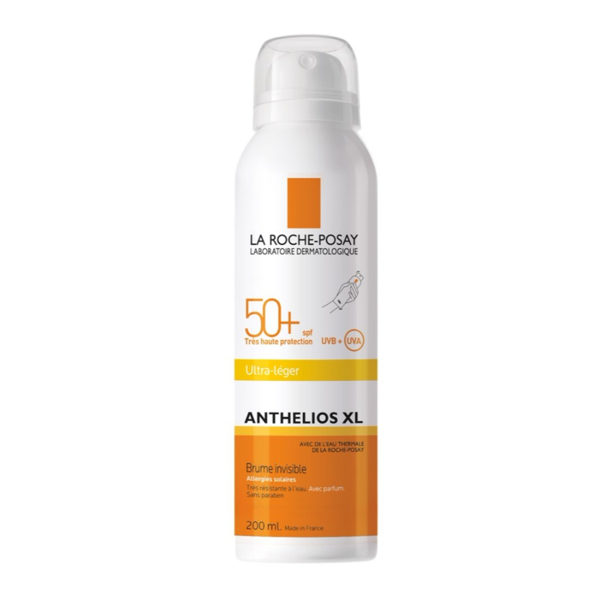La Roche-Posay Anthelios XL - Spray Solare Invisibile Ultra Leggero SPF50+ Corpo 200 ml
