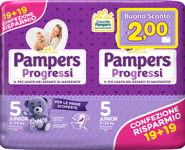 PAMPERS PROGRESSI JUN 38PZ  0243