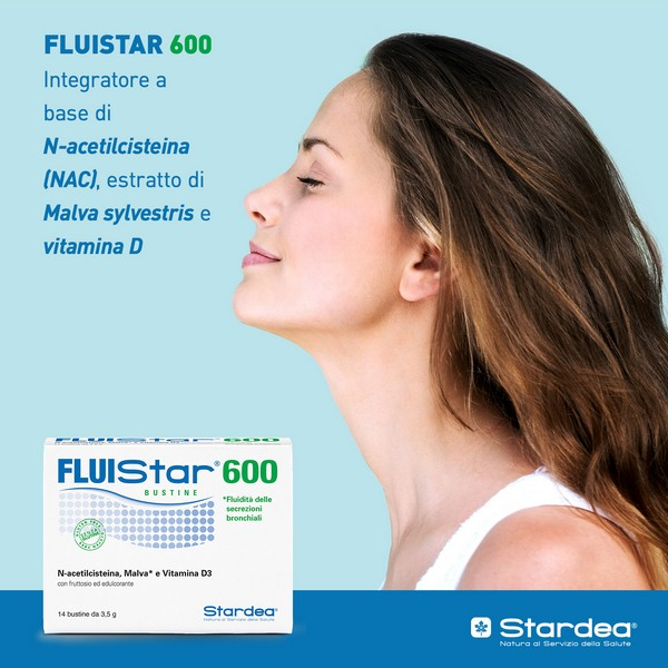 Fluistar 600 Integratore Fluidificante 14 Bustine