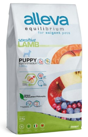 ALLEVA EQUILIBRIUM DOG PUPPY SENSITIVE LAMB MINI/MEDIUM KG 5 - P60020