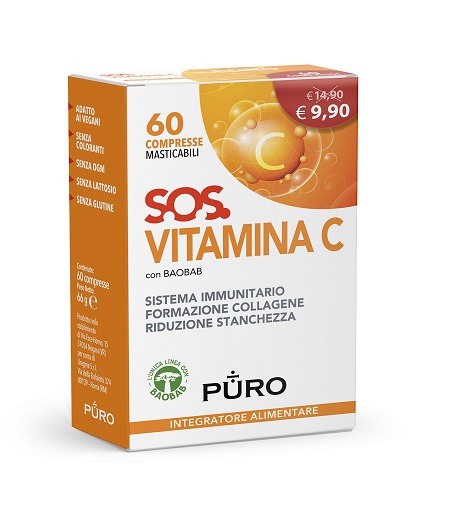 PURO SOS Vitamina C 60Cpr mast.