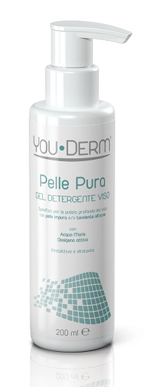 YouDerm Pelle Pura Gel Detergente Viso 200 ml