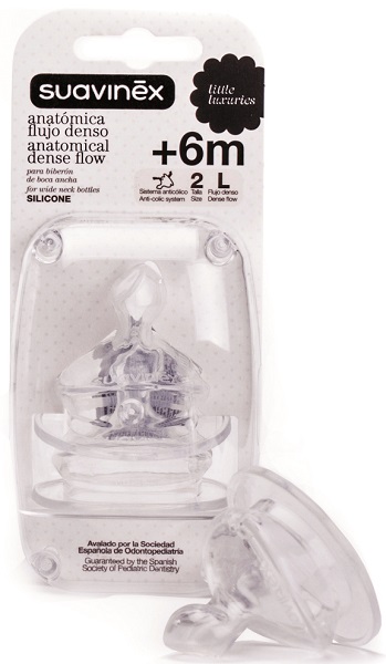 SUAVINEX TETT ANAT SIL S2 L 2P