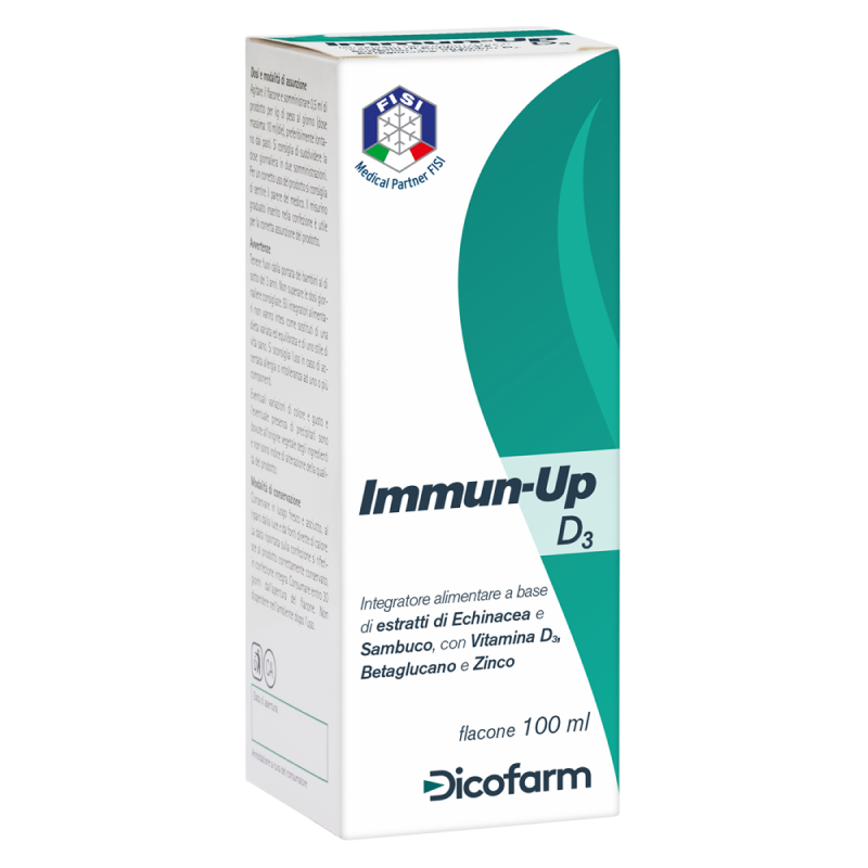 Immun-Up D3 Junior Sciroppo Integratore Vitamina D3 100 ml