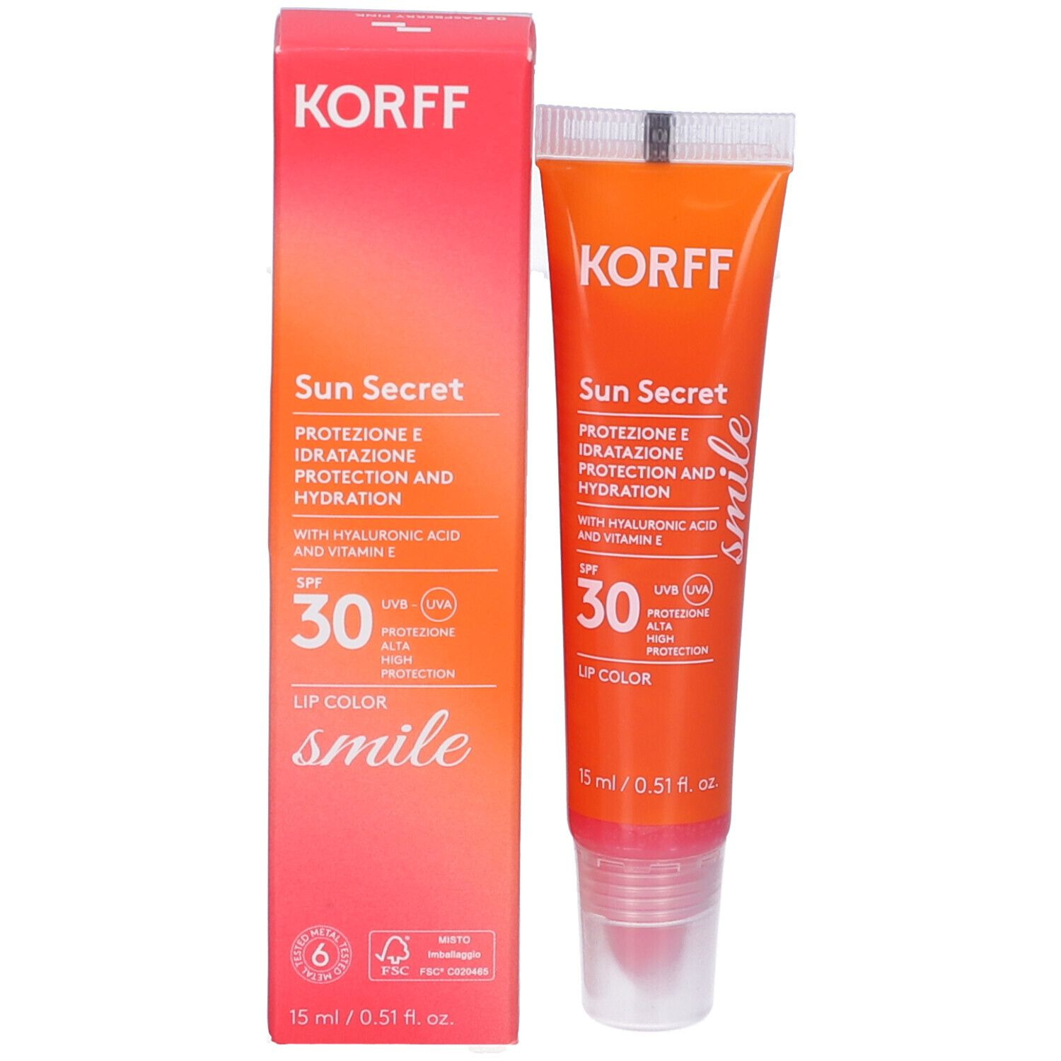 KORFF SUN SECR LIP COLOR SPF30