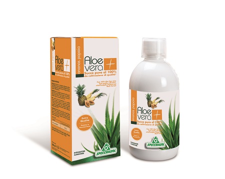 Specchiasol Succo Aloevera+ Ananas Papaia Integratore Depurativo 1L