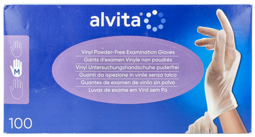 ALVITA GUANTI VINILE S/TALCO M