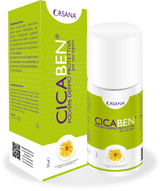 Cicaben Polvere Dermo Protettiva Lenitiva Per La Pelle 50 g