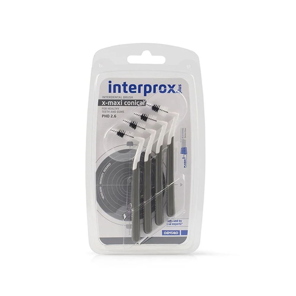 Interprox Plus X Maxi Conical Scovolino Interprossimale 2,6 mm, 4 Pezzi
