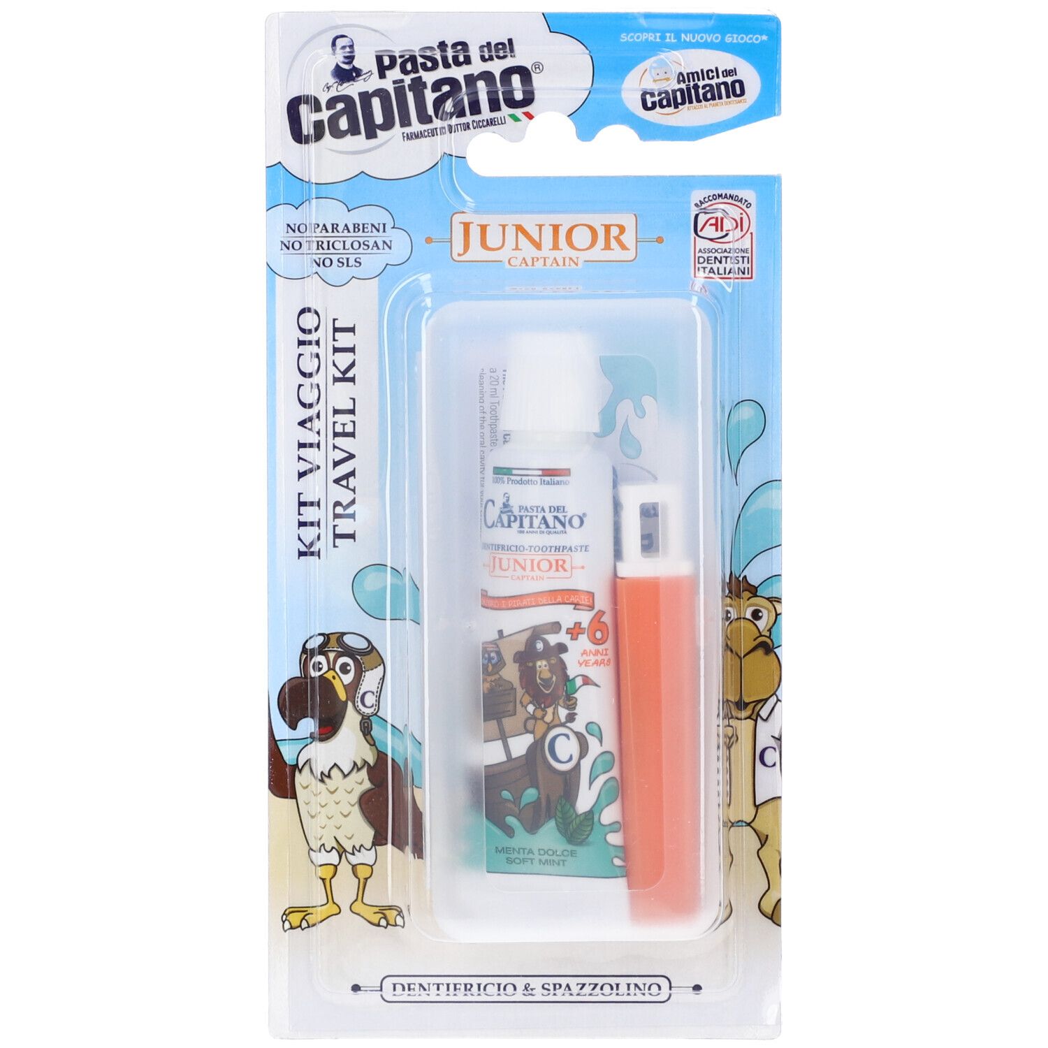 PASTA CAPITANO KIT VIAGGIO JUN