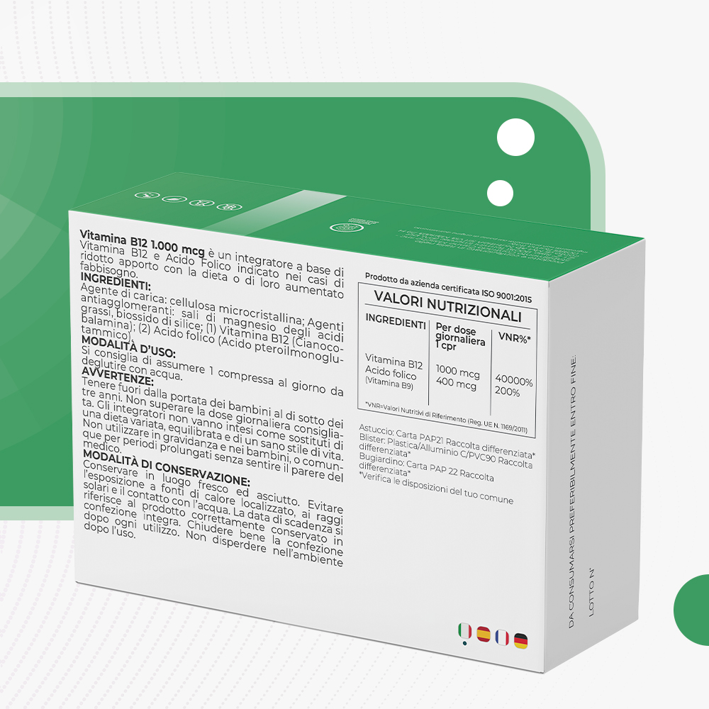 T-Rex Integratori Vitamina B12 1000 Mcg 160 Compresse - Integratore Per Stanchezza E Affaticamento