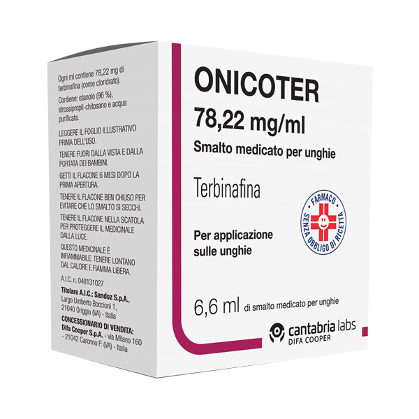 ONICOTER*SMALTO MED 1FL 6,6ML