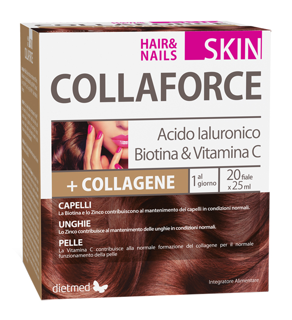 Dietmed - Collaforce Skin Hair&Nails Confezione 20 Flaconi