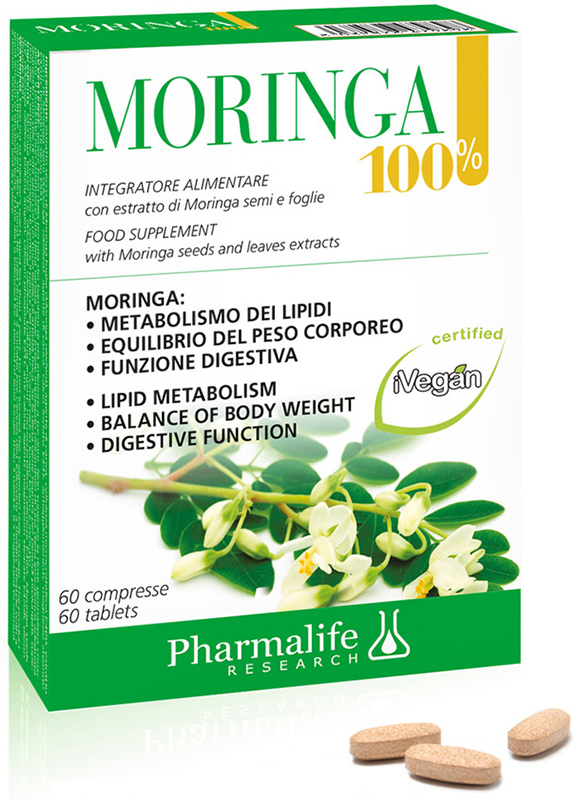 MORINGA 100% 60 Cpr       Pharmalife