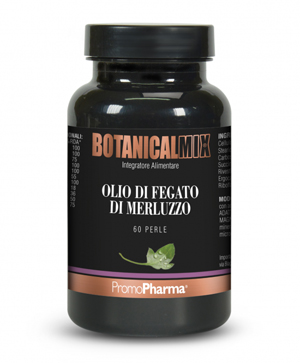 BotanicalMix Olio di Fegato di Merluzzo Integratore di Omega3 60 Perle