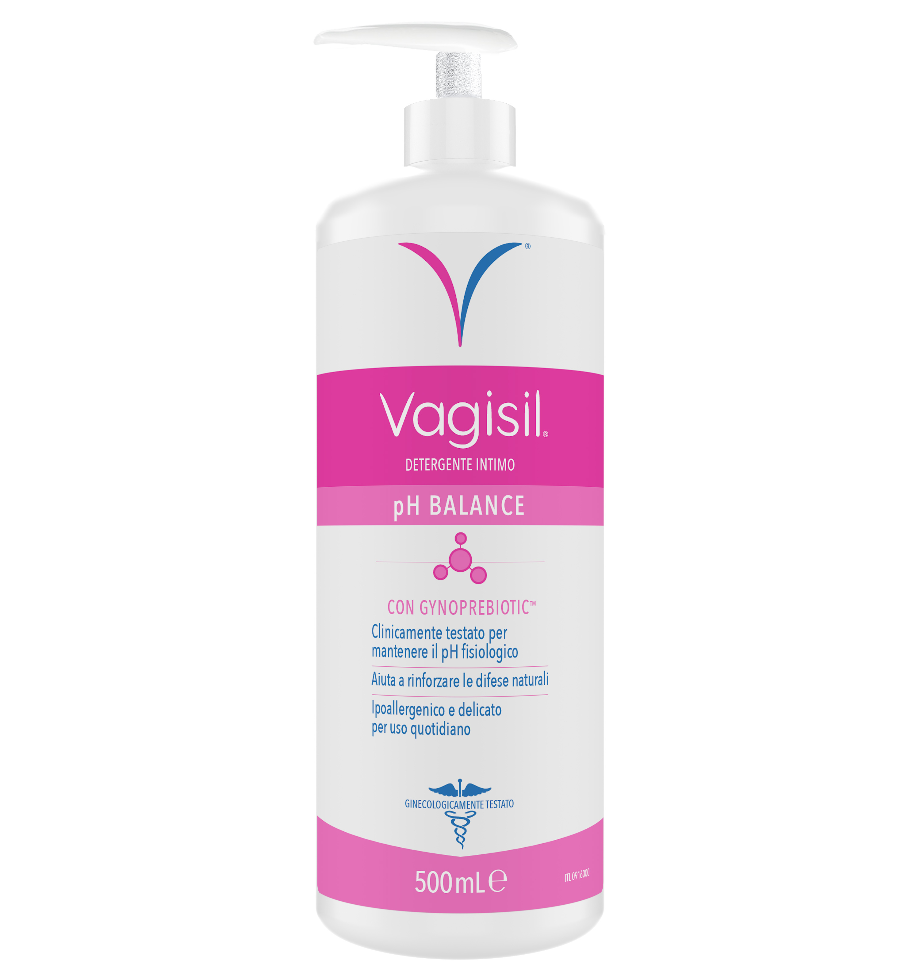 Vagisil Detergente Intimo Ph Balance Per l'Igiene Intima Quotidiana. Con Prebiotici, Rinforza le Difese Naturali e aiuta a mantenere il Ph fisiologico. 500ml