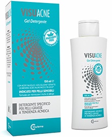 Visuacne Gel Detergente Pelli Acneiche 150 ml