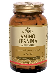 Solgar Amino teanina Integratore Rilassante 30 Capsule Vegetali
