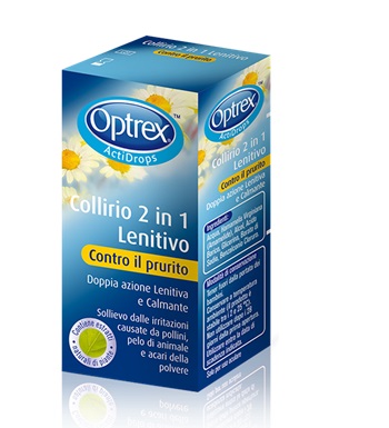 Optrex Actidrops Collirio 2in1 Lenitivo Antiprurito Occhi Gocce 10 Ml