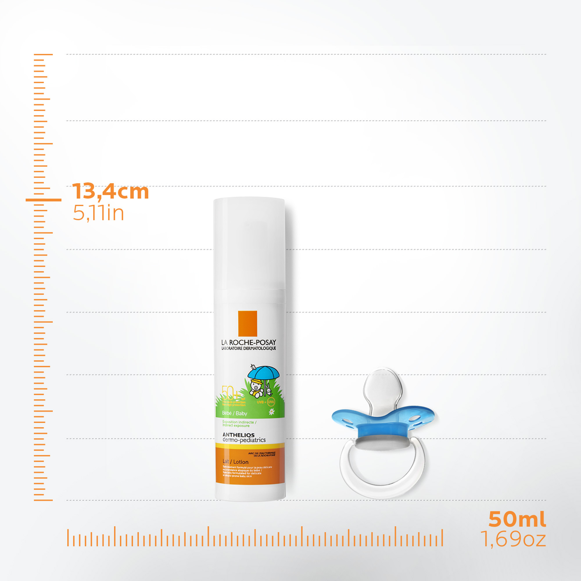 La Roche-Posay Anthelios Dermo-Pediatrics - Latte Solare SPF50+ Viso E Corpo Bambini 50 ml