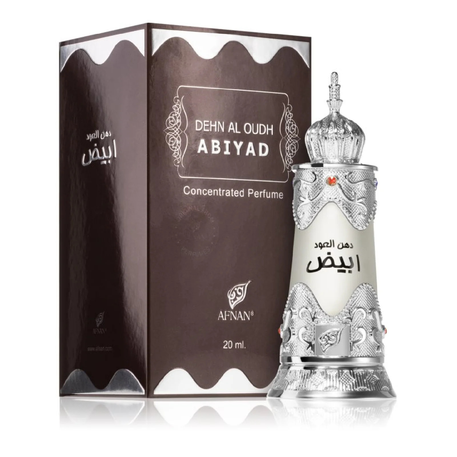 Afnan Dehn Al Oud Abiyadh Olio Profumato Concentrato Unisex 20 ml
