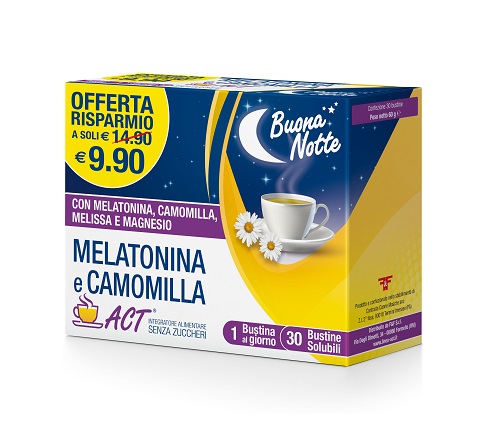 MELATONINA ACT+CAMOMILLA30BUST