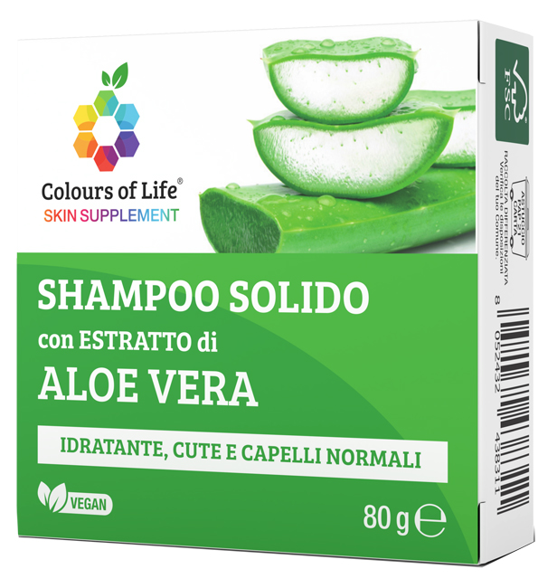ALOE Shampoo Solido 80gr Colours