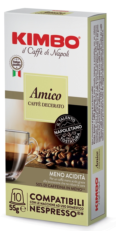 KIMBO AMICO CAFFE' DECERATO 10 CAPSULE