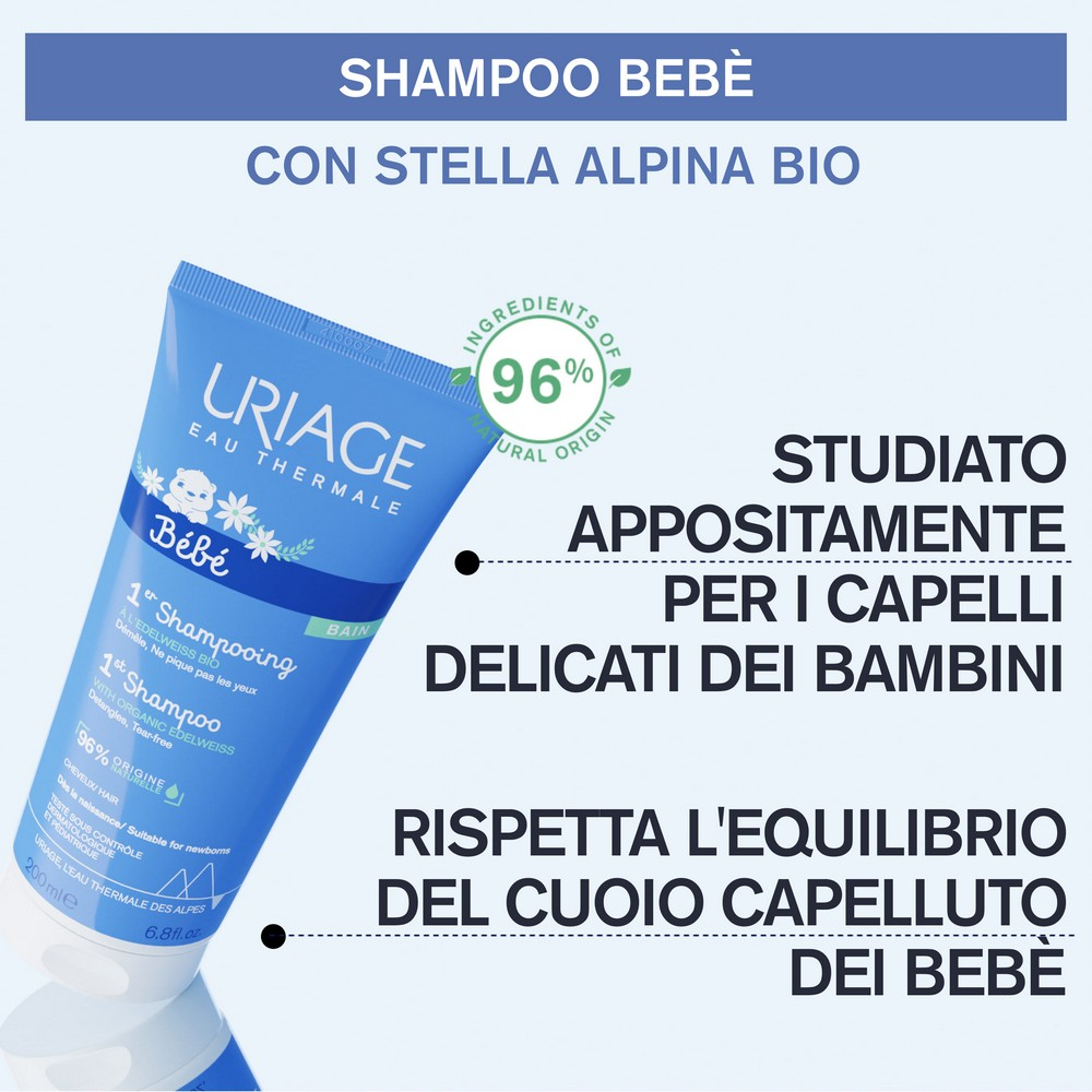 Uriage Bebè 1° Shampoo - 200ml 