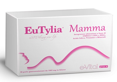 Eutylia Mamma Integratore Vitamine 30 Capsule Molli