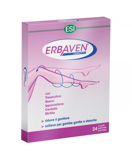 ESI Erbaven Cerotti Gambe Gonfie Stanche 24 Pezzi