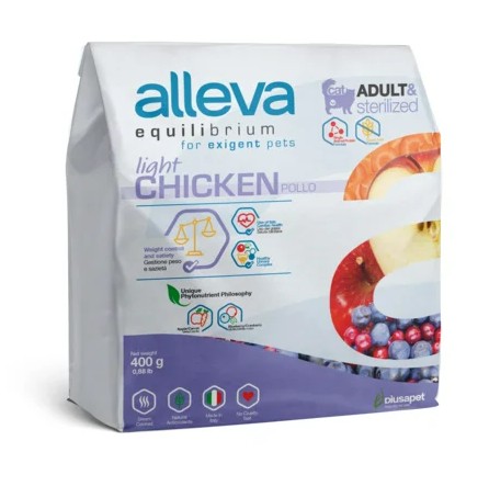 ALLEVA EQUILIBRIUM CAT CHICKEN STERILIZED KG 0.400 - P61061