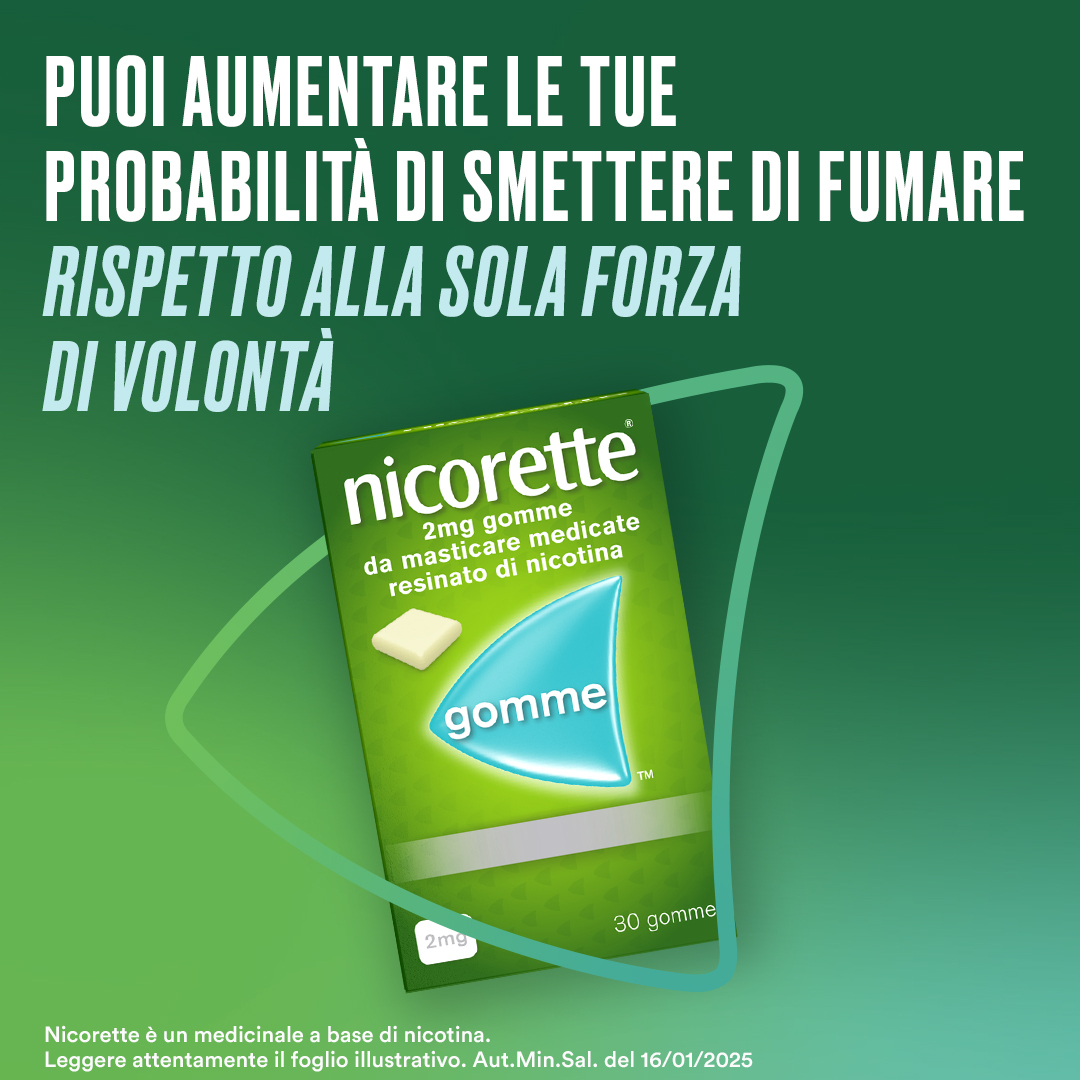 Nicorette 30 2Mg Gomme Masticabili Smettere di Fumare