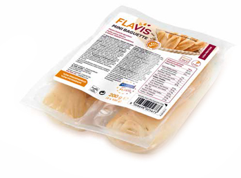 Flavis Mini Baguette Panini Bianchi Aproteici 2x100 g