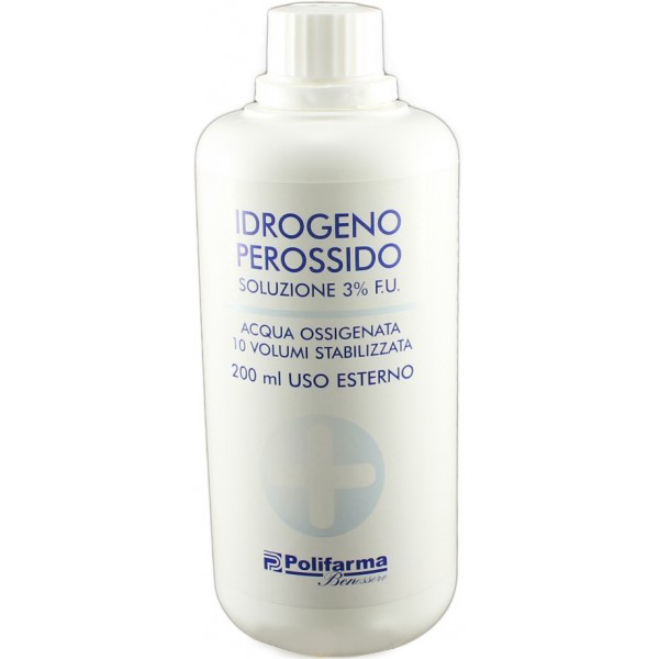 Polifarma Benessere Perossido Idrogeno 3% Disinfettante 200 ml