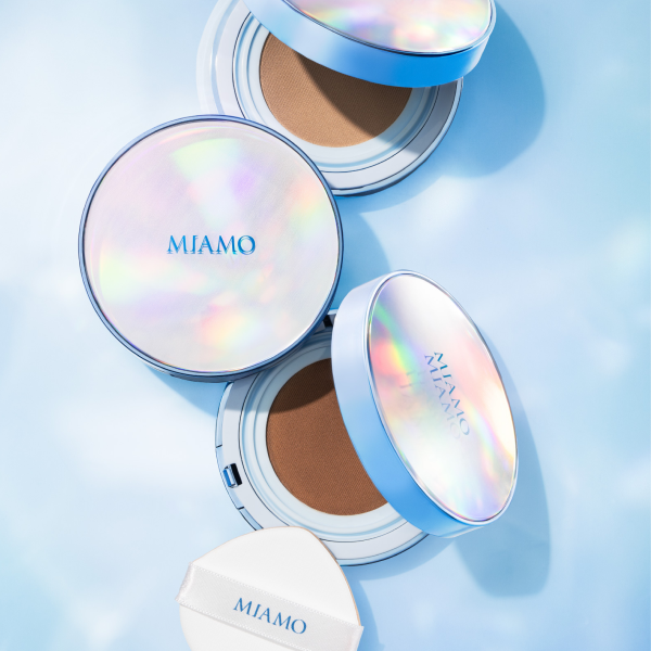 MIAMO Second Skin Mesh Cushion Foundation con Protezione SPF 50 - Shade Ivory-