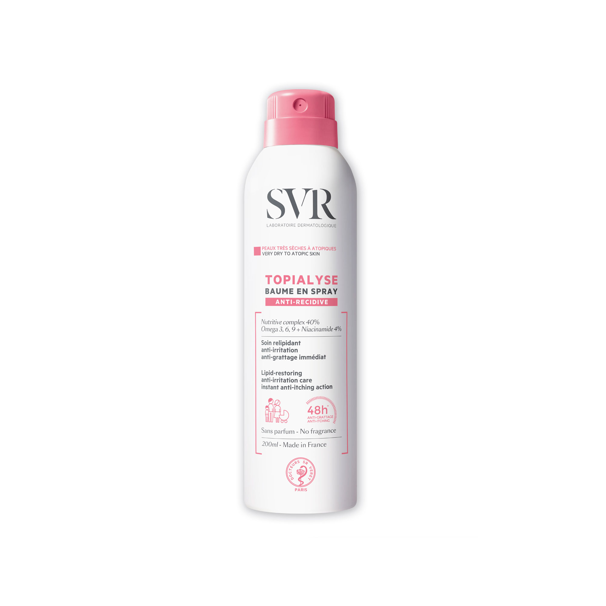 SVR Topialyse Balsamo in Spray Anti-irritazioni Anti-prurito 200 mL